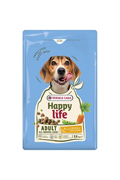 Versele Laga Versele-Laga, Happy Life Adult Light All Breeds with Chicken, 2.5Kg