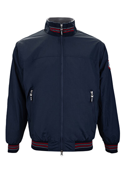 Tattini Unisex Textile Navy Blue Riding Jacket