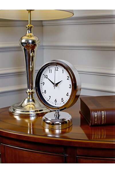 RiverWorld River World Masa Saati Metal Noble Time Krom 25 cm x 20 cm