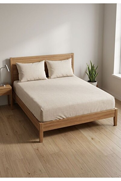 Constanza Exclusive Lina Cotton Double Elastic Sheet + 2 Pillowcases