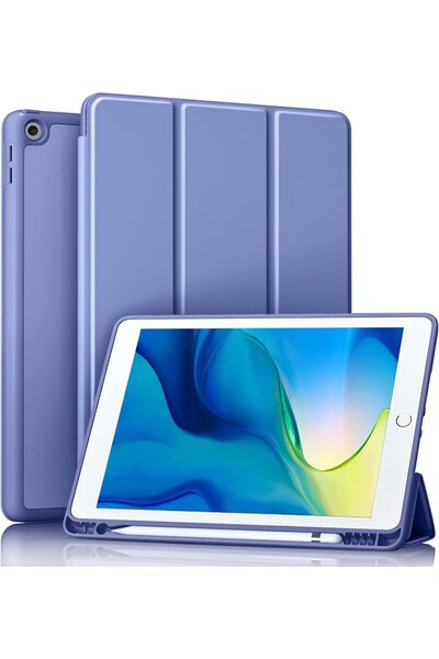 Generic حافظة آيباد مقاس 10.2 بوصة للجيل التاسع/الثامن/السابع، مع خاصية النوم...