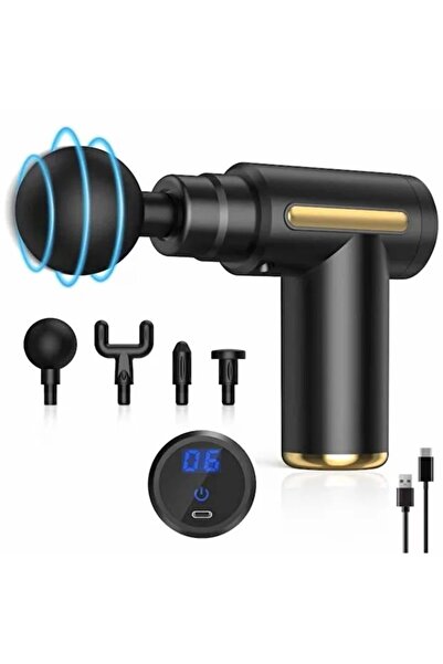 OEM Regal Bliss ® professional massage device, gun type, anti-cellulite, 4 he...