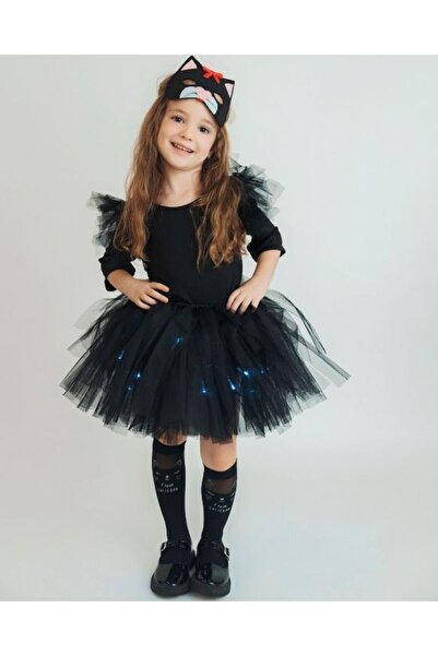 fustite cu luminite 3-Piece Kitten Costume - 10-12 years (140-152 cm)