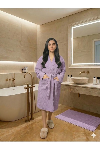 Damlaiso Sauna Hotel Spa Bathrobe Waffle Pike Summer Style