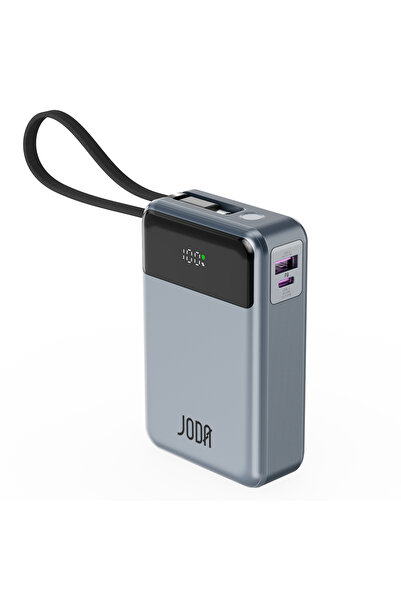 Joda شاحن محمول Sharg 20 بسعة 20000 مللي أمبير وقوة 65 واط مع كابل USB-C مدمج...