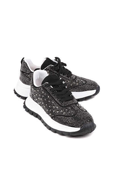 stato Stella Stone Κεντημένο Μαύρο Ελαφρύ Άνετο Γυναικείο Sneaker