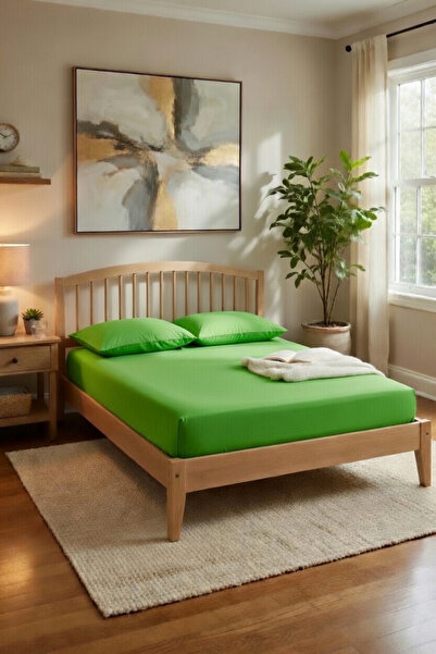 VENTİ VENTİSCA طقم ملاءات سرير مبطنة ومرنة من القطن - مقاس مزدوج / مفرد / كبي...