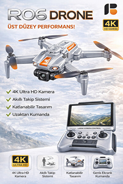 Spech Power R06 Drone 4K Kameralı Profesyonel Deneyim Dengeli Uçuş