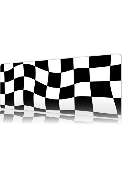 urzuva Racing Grid Gaming Oyuncu XL Mouse Pad Mousepad 80X30 cm 3Mm Dikişli M...