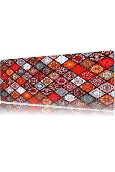 urzuva Halı Desenleri Mosaic Harmony Gaming Oyuncu XL Mouse Pad Mousepad 70x3...