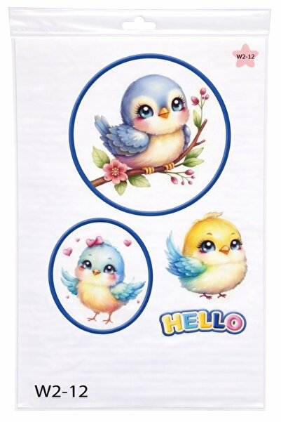 OEM Set of decorative wall stickers for children's rooms - 3D stickers for ba...