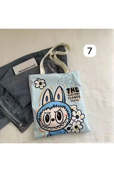 1way شنطة قماش كرتونية من "لابوبو"