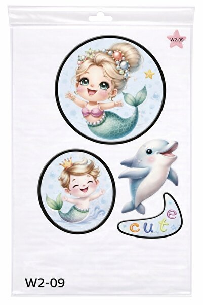 OEM Set of decorative wall stickers for children's rooms - 3D stickers for ba...