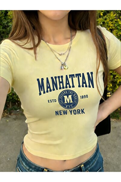 Toum Kemer Boy Manhattan Crop Blouse