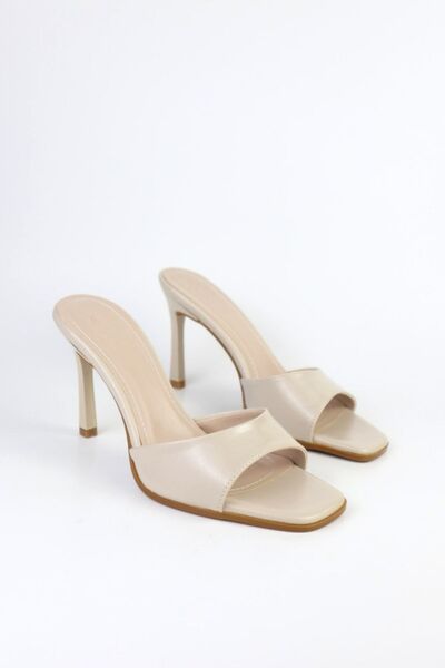 CİRON SHOES High Heeled Women's Shoes Slippers and Sandals