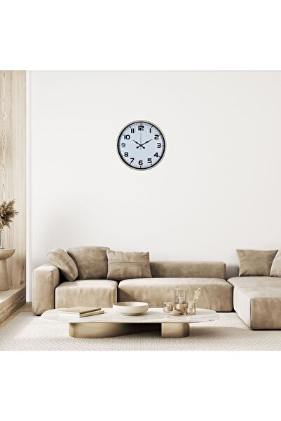 Leyaton ساعة حائط كلاسيكية بيور كريم 36 سم RVRYT-RS345