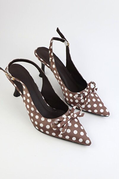 VARENZA WOMAN SHOES Γυναικεία πουά παπούτσια με τακούνι