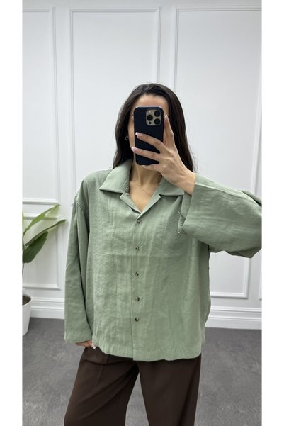 CurcunaShop Women's Oversize Modal Shirt