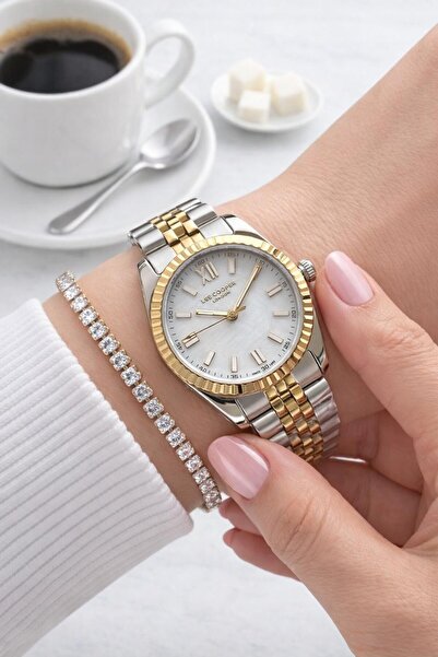 Lee Cooper Steel Strap 3 Atm Water Resistant 2 Year Warranty Women's Wristwatch Bff.08303.220