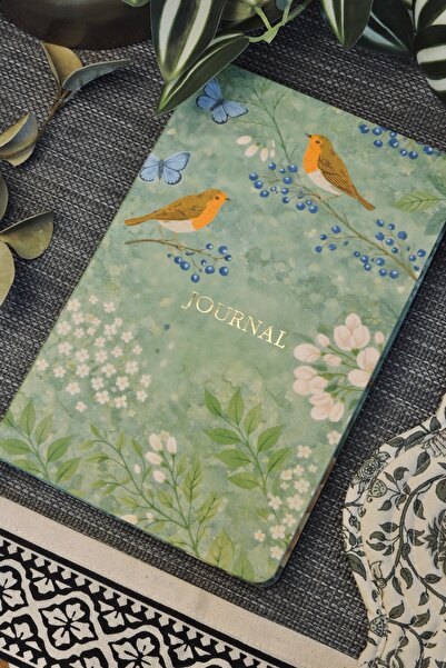 Nova Crafts Spring Birds Journal Dotted Notebook