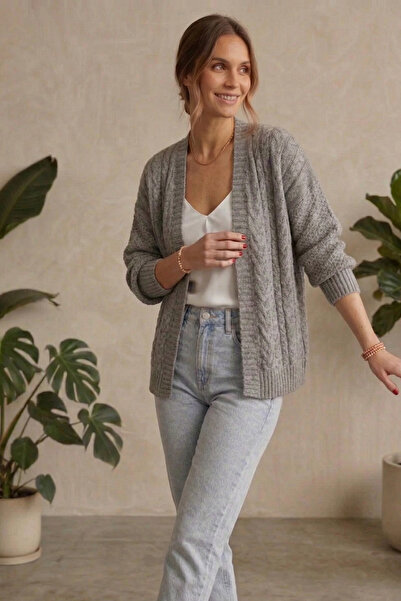 QBZ Gray Soft Cardigan