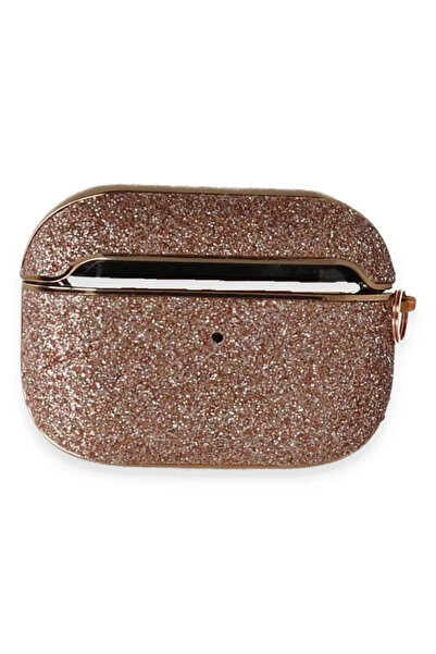 mrkon حافظة DEPO Airpods Pro 2 (الجيل الثاني) من سلسلة Spell Simli - ذهبي ورد...