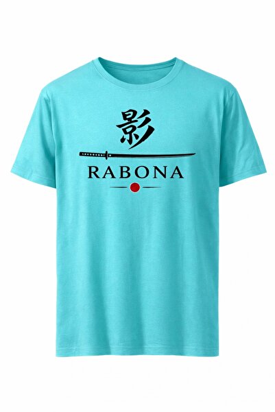 Rabona Fashion شادو بليد – تي شيرت/قميص داخلي مطبوع بتصميم رابونا ساموراي (اخ...