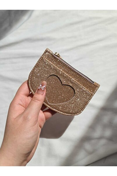byliora Simli Rose Gold Kalpli Kartlık