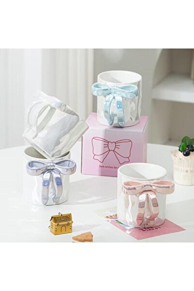 Skygo Ieg ™   Ceramic Mug with Ribbon Motif Nvdn-Rsirg3465