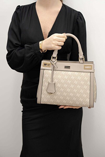 Silver Polo 1174 Women's Handbag Sand Mink