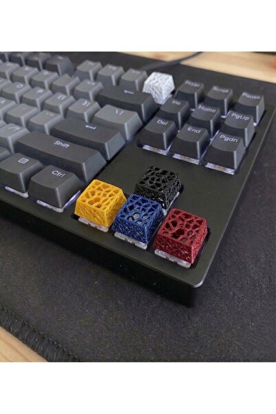 3DcraftTr 3D craftTr Mekanik Klavye Tuş Başlığı - 4'lü Artisan Keycap Seti - ...