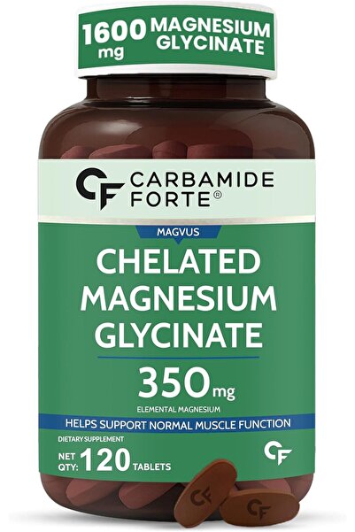 Carbamide Forte Chelated Magnesium Glycinate Supplement 350mg tablets