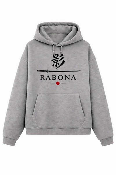 Rabona Fashion Σκιώδης Λεπίδα – Φούτερ / Φούτερ με κουκούλα με στάμπα Ραμπόνα...