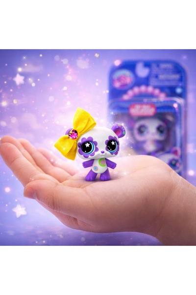 Cici Oyuncak Littlest Pet Shop Minişler LPS G7 #225 Purple Panda Bear Exotıc ...