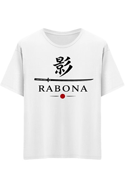 Rabona Fashion شادو بليد – تي شيرت/قميص داخلي مطبوع بتصميم رابونا ساموراي (اخ...
