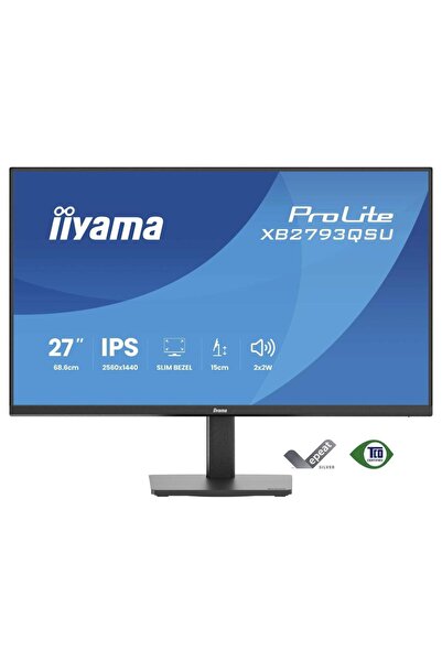 IIYAMA Monitor 27'' IPS QHD 75Hz 1ms HDMI/DP Pivot cu boxe, Negru