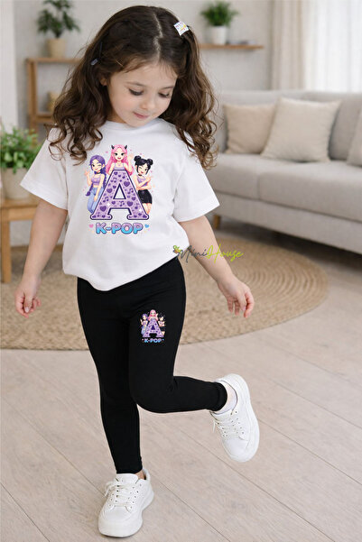 MiniHouse K-POP SET MAJICE I PANTALONA SA TISKANIM SLOVIMA