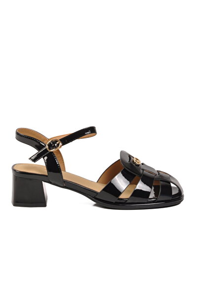 Guja Pantofi de seară negri pentru femei cu toc pentru ocazii speciale 26Y492 G