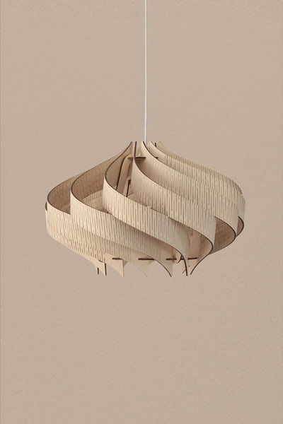 Luminars İstanbul 50cm Ahşap Bohem Avize - Rustik Sarkıt Aydınlatma