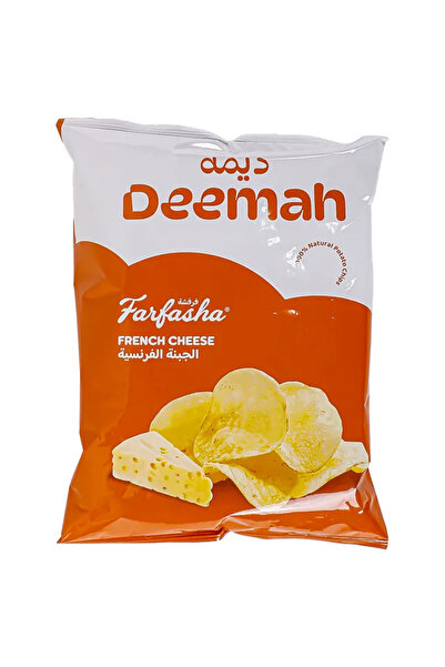 Deemah رقائق بطاطس فارفاشا بنكهة الجبن الفرنسي 75 جرام