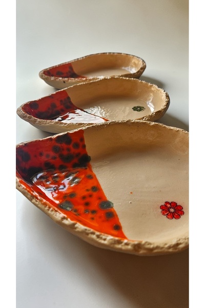 Terra El Yapımı 3'lü Meze Tabağı