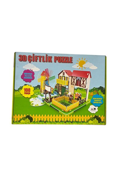 Cs Toys 3D Çiftlik Puzzle