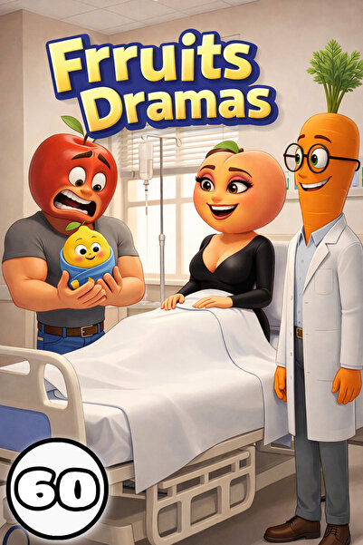 Brainrot Carte de colorat - 60 de ilustratii - Frruits Dramas , A4