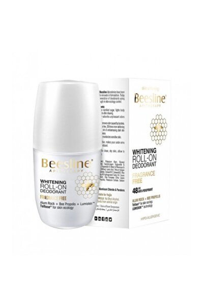 Beesline مزيل عرق رول أون خالٍ من العطور للعناية بالتفتيح 50 مل