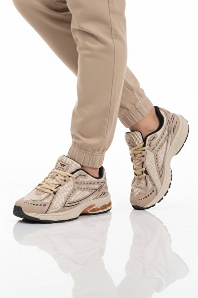 WALKWAY Pantofi sport pentru bărbați, bej, din plasă, ușori și respirabili 15...