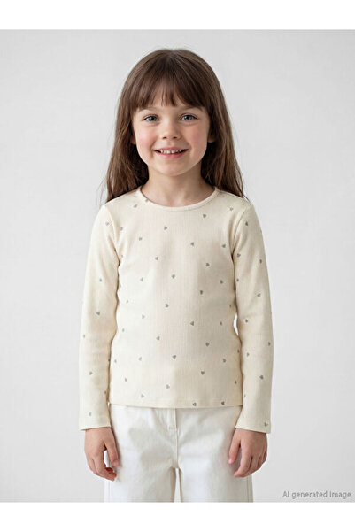 LC Waikiki Sparkling Choices from Shining Store Zero Roba Collar Heart Printe...