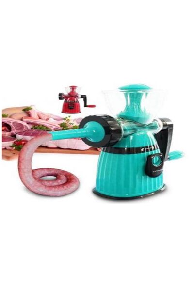 SimpluAcasa Mașină de Tocat Carne Manuală 2 în 1, Multifuncțională, cu Acceso...