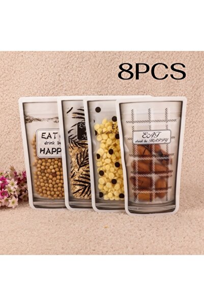 cc bin shihon 8-Pack of Ziplock Storage Bags