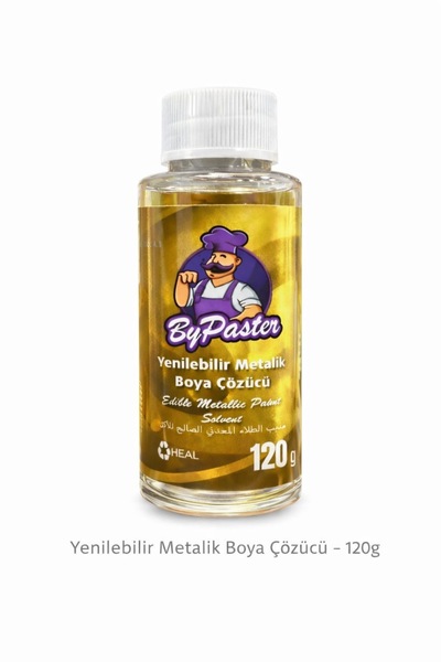By Paster Yenilebilir Metalik Boya Çözücü 120g Pasta,Cupcake,Çikolata