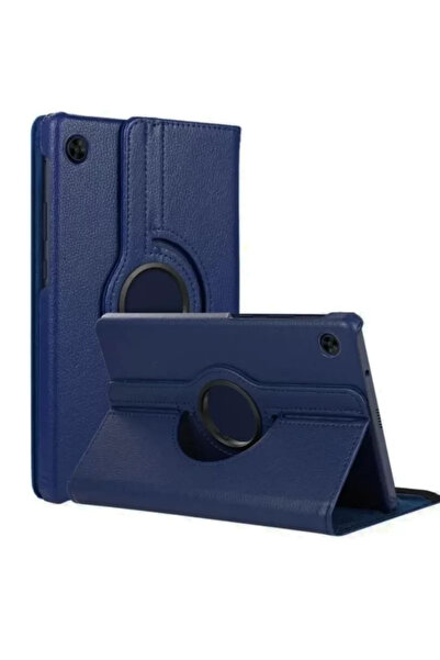 Beta Moda Hub حافظة جلدية جديدة لجهاز سامسونج جالاكسي تاب A11 360 - أزرق داكن